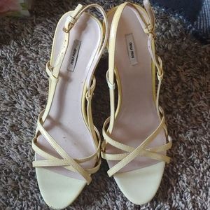 Miu Miu platform sandals